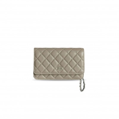 CHANEL CAVIAR QUILTED WALLET ON CHAIN WOC AP0250 (19*13*3cm) 